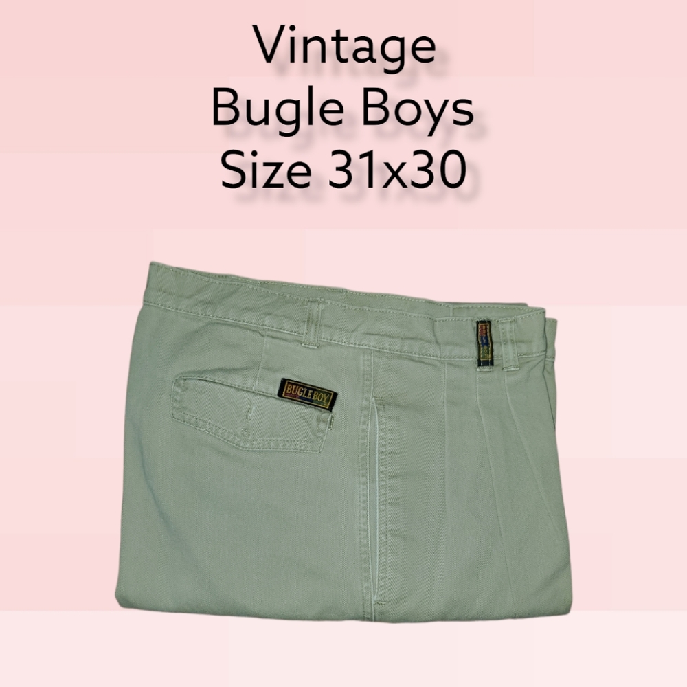 Bugle Boy Men's Green Pants